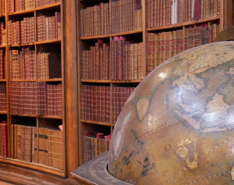 Books and Globe